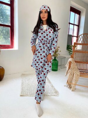 Дамска мека пижама от три части