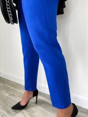 Дамски дълъг син панталон