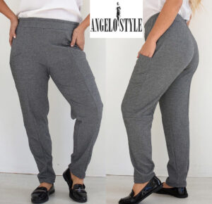 Дамски панталон в сив цвят
