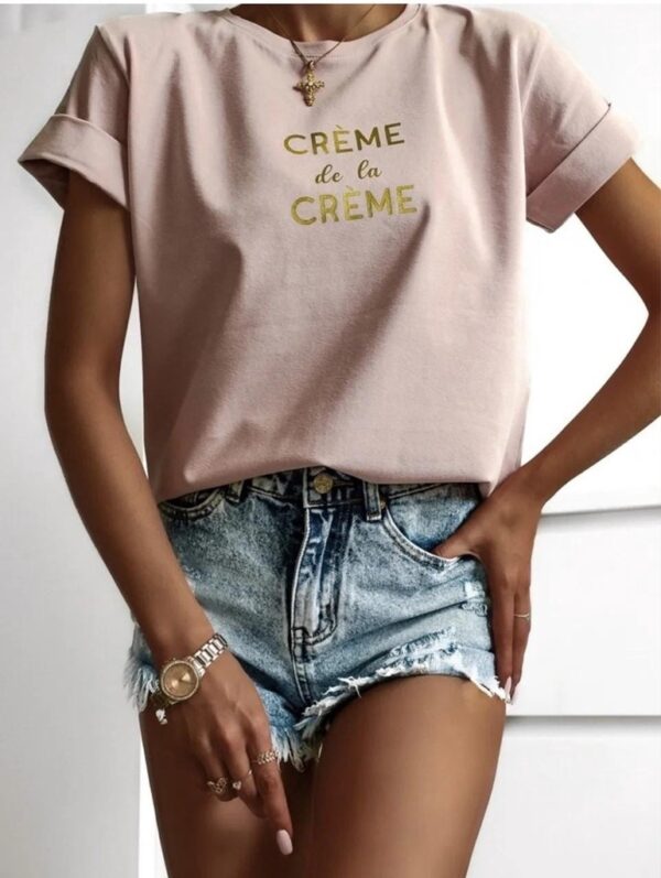 Дамска тениска Crème de la crème