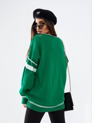 Дамски oversized плетен пуловер ФБ5060/1