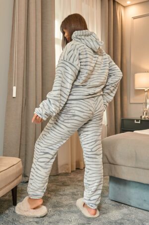 Дамска мека пижама от плюш Г4409-41684/1